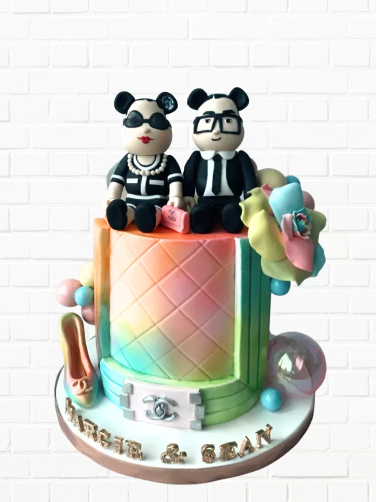 Chanel Rainbow Cake