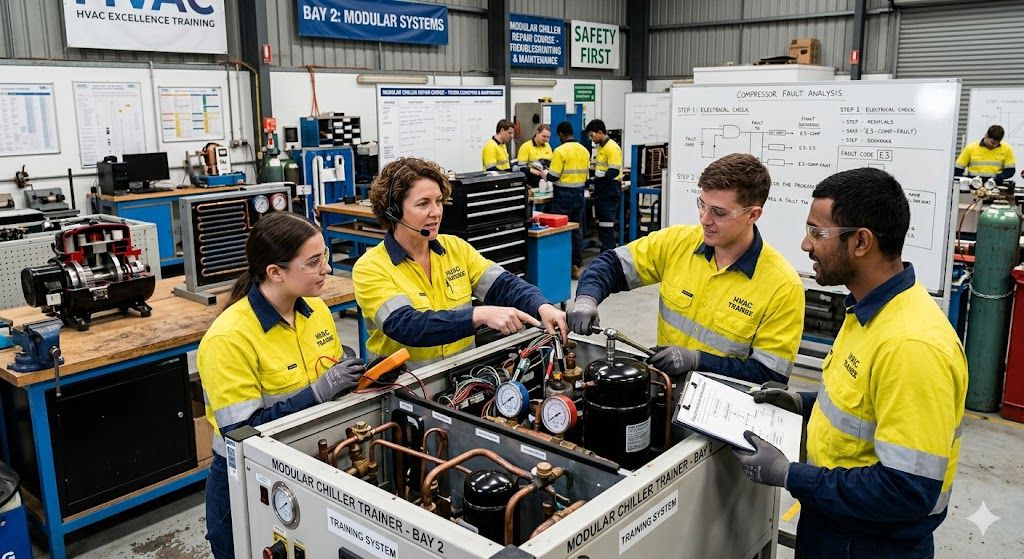 Modular chiller repair and service course