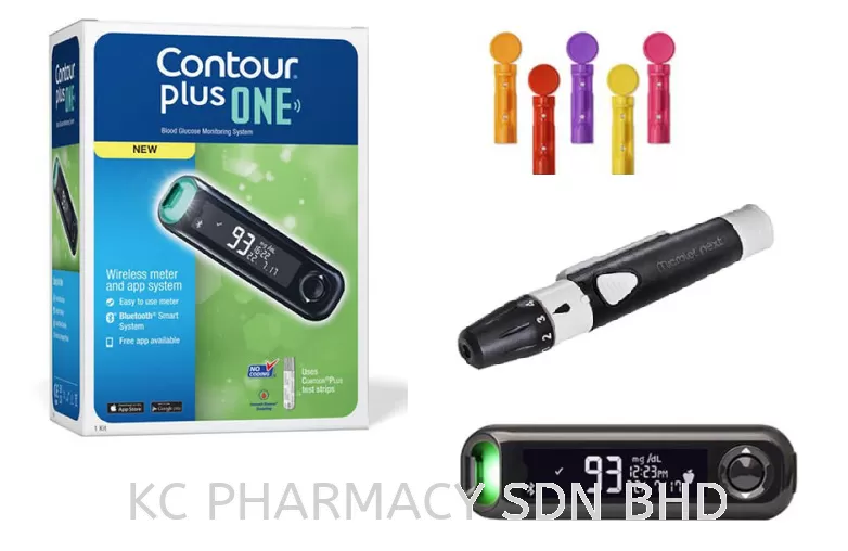 Contour Plus Blue Glucose Meter, Starter package