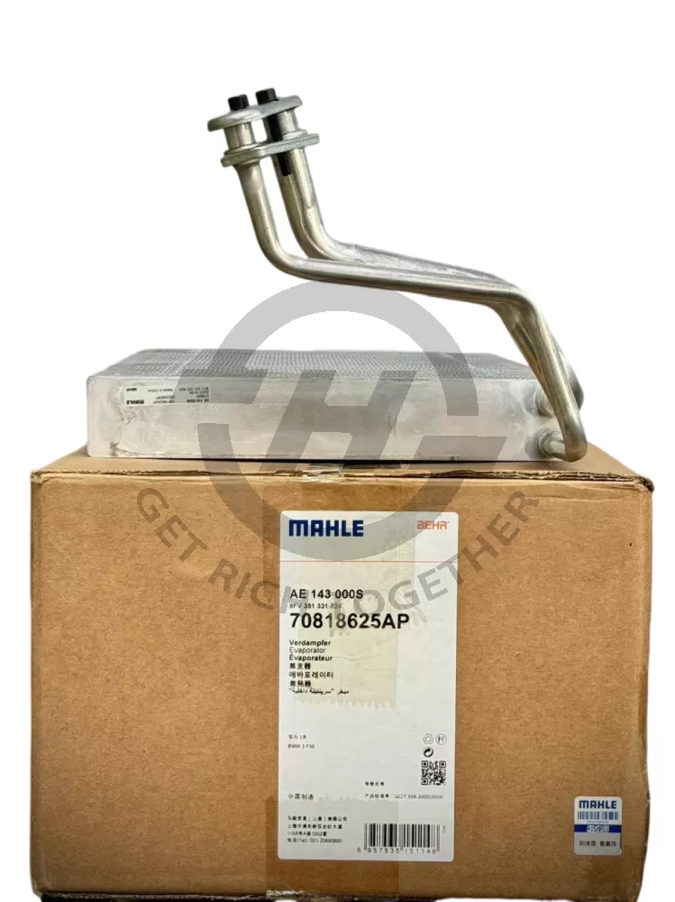 MAHLE AE143000S 8FV361331824 BMW EVAPORATOR 64116975553 FOR BMW 1 SERIES F20 2 SERIES F22 F87 3 SERIES F30 F80 F34 F31 4 SERIES F33 F83 F32 F82 OEM 64116975553 64116975554 64119229487