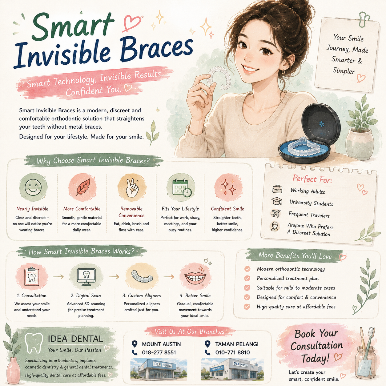Smart Invisible Braces