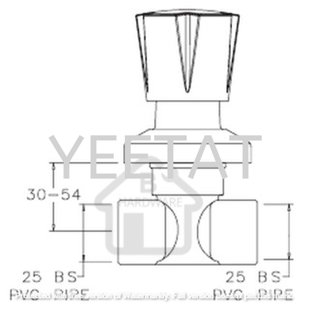 High Quality Wafertech Flange Stop Cock Conceal Monaco Handle