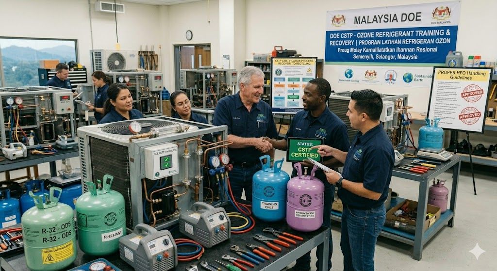 CSTP refrigerant handling certification program Malaysia