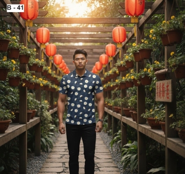 Custom Batik Sublimation T-Shirt
