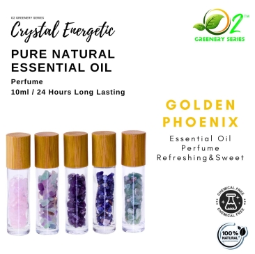 O2 Greenery Series (Golden Phoenix) Pure Natural Essential Oil Perfume