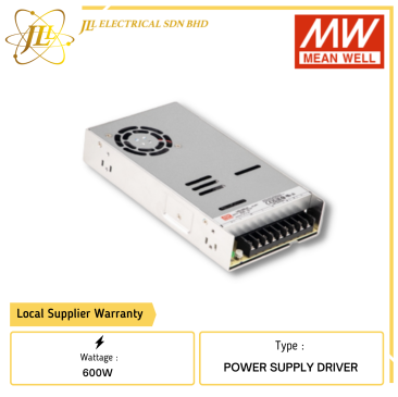 MEANWELL LRS 600W LED POWER SUPPLY DRIVER [12V/24V]