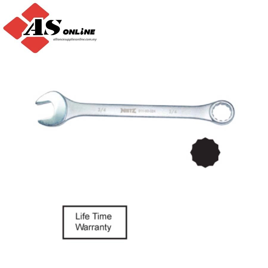 Combination Wrench 7-16 (AF) (12 Pt) / Model: TZ51100014 Malaysia