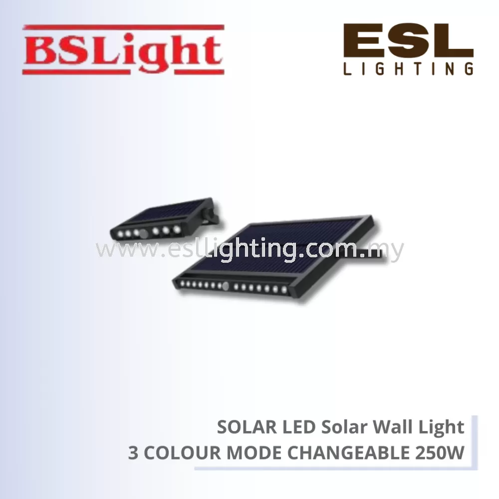 BSLIGHT LED Solar Wall Light - 250W - BSSLFL-250/3C