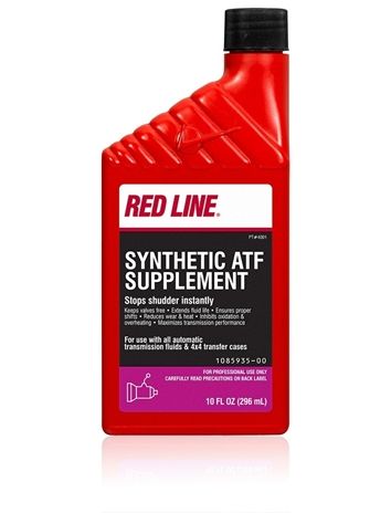 Genuine Red Line USA Synthetic ATF Supplement (10oz) | Fixes Transmission Shudder