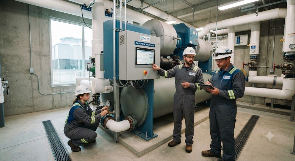 High-efficiency centrifugal chiller contractor
