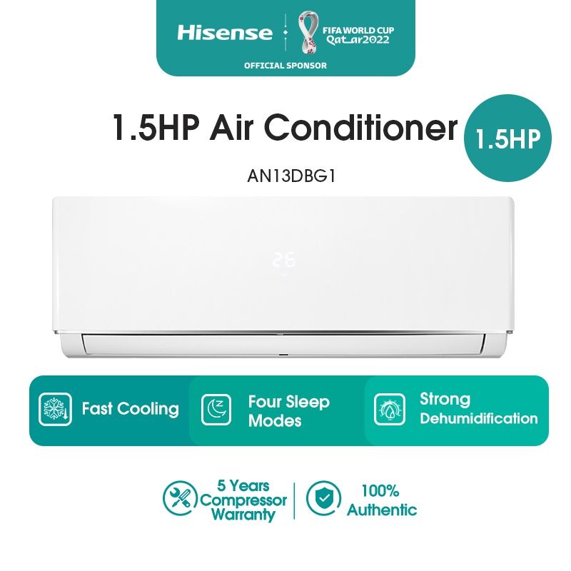 Hisense 1.5HP Standard Air Conditioner 空调 R32 AN13DBG1