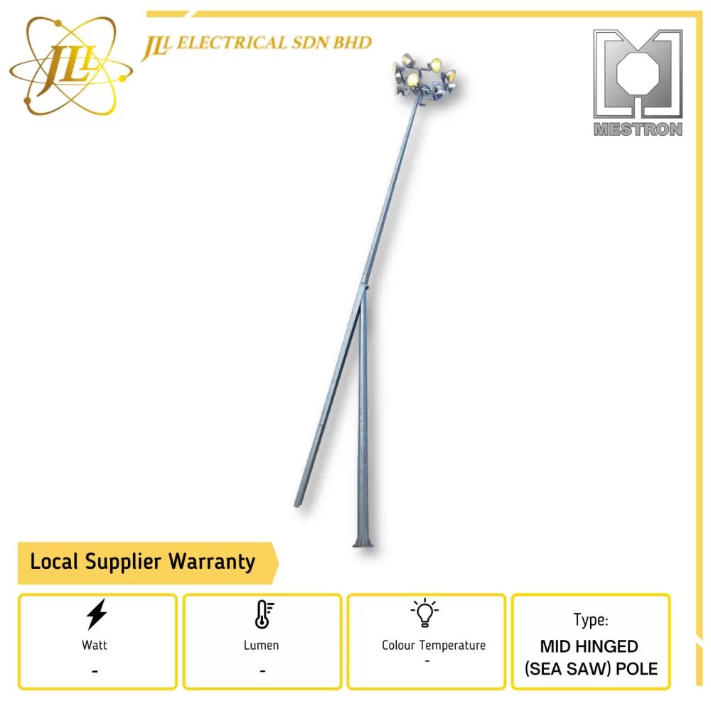 MESTRON 4M-20M MID HINGED (SEA SAW) POLE