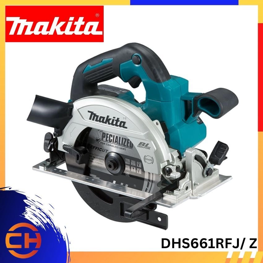 Makita DHS661RFJ/ Z 165 mm (6-1/2") 18V Cordless Circular Saw