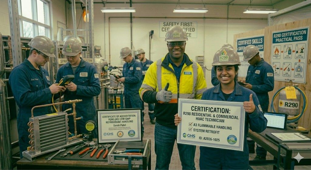 R290 HVAC technician certification program