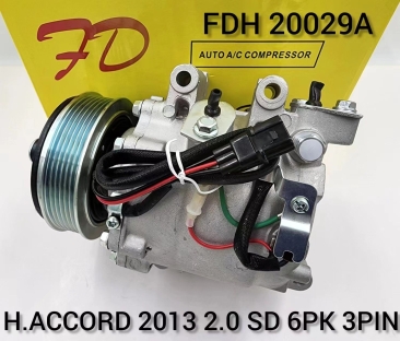 FDH 20029A H/Accord 2013 TRSE09 6PK 2.0-3 PIN 3795 Compressor (NEW)