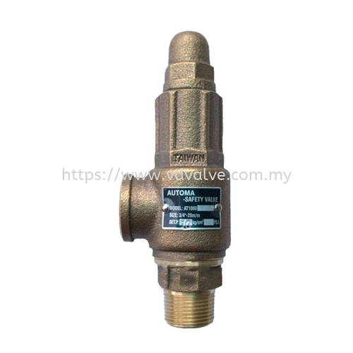 AUTOMA AT1000S Bronze/Brass Safety Valve without Lever Thread End 