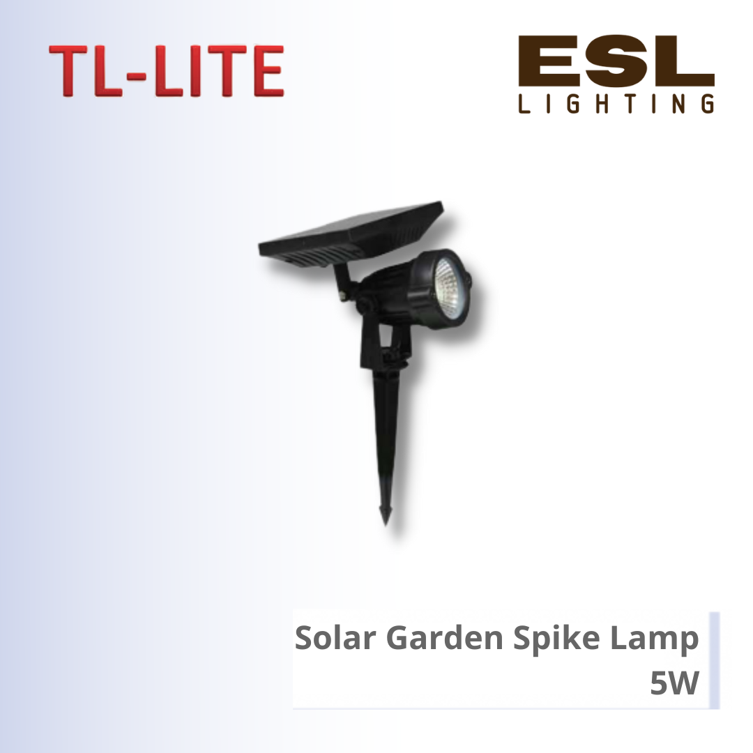 TL-LITE SOLAR LIGHT - SOLAR GARDEN SPIKE LIGHT - 5W