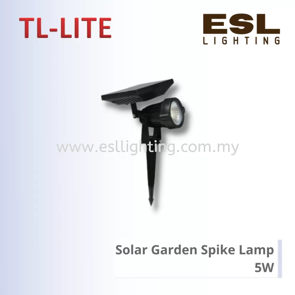 TL-LITE SOLAR LIGHT - SOLAR GARDEN SPIKE LIGHT - 5W
