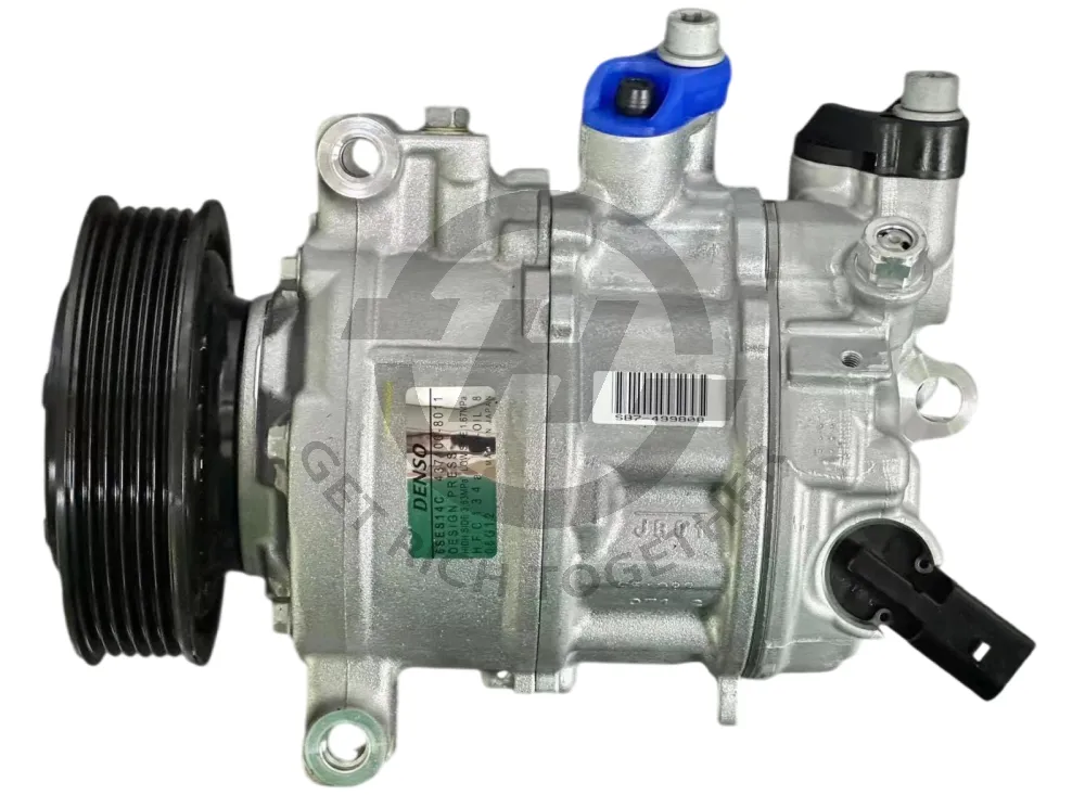  DENSO COMPRESSOR 437100-8011 6SES14C FOR AUDI A4 B8 1.8 TFSI 2.0 TFSI,AUDI A5(8T3) 2.0 TFSI,AUDI Q5(8RB) 2.0 TFSI, PORSCHE MACAN(95B) 17-18 2.0T OEM:4M0816803 4M0820803 80A816803 8T0260805E 8T0260805N 8T0816803G 8W5816803 8W5820803A 9A781680300