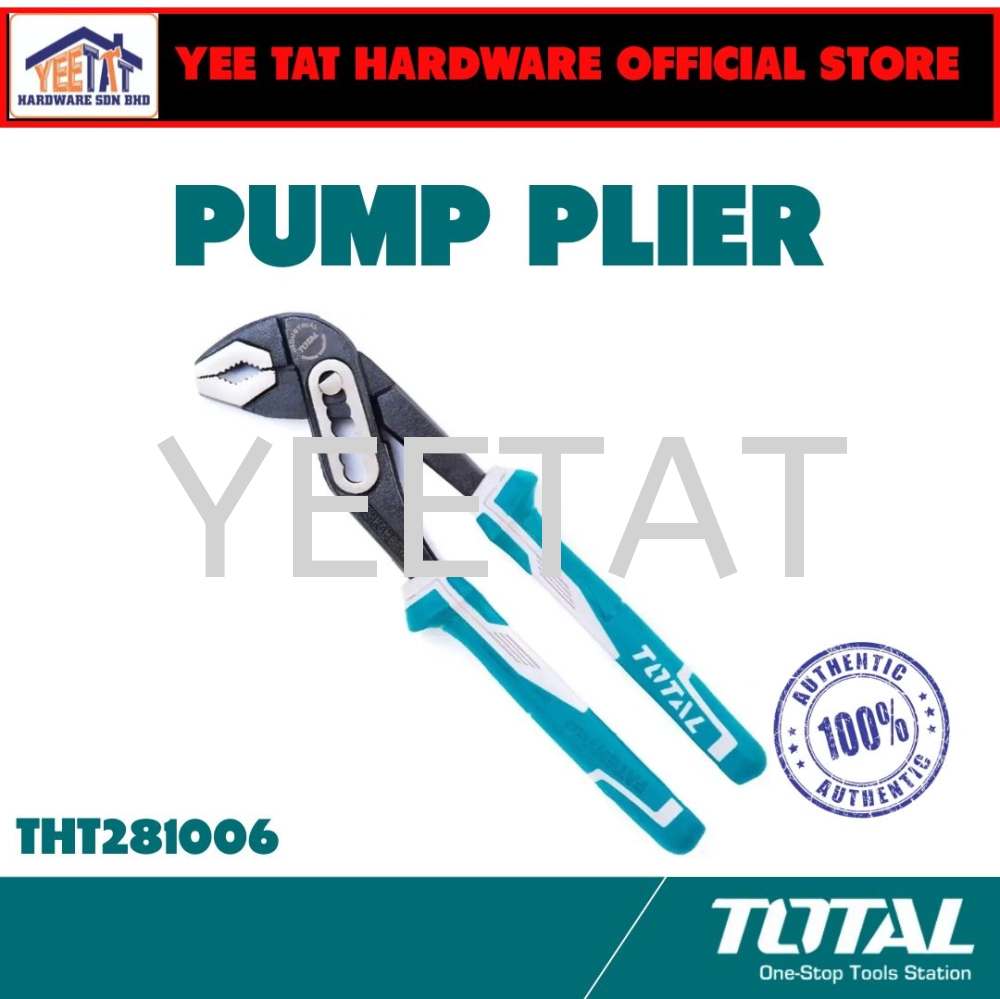 [ TOTAL ] THT281006 PUMP PLIER 250MM 10"