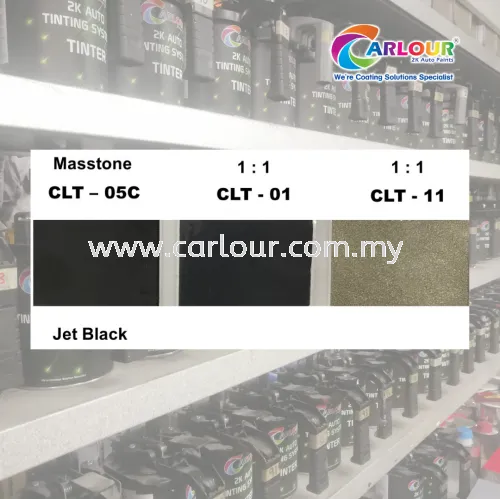 Solid Tinter 色母 2K Universal Auto Colorant Tinting CLT 05 Jet Black 4 Liter