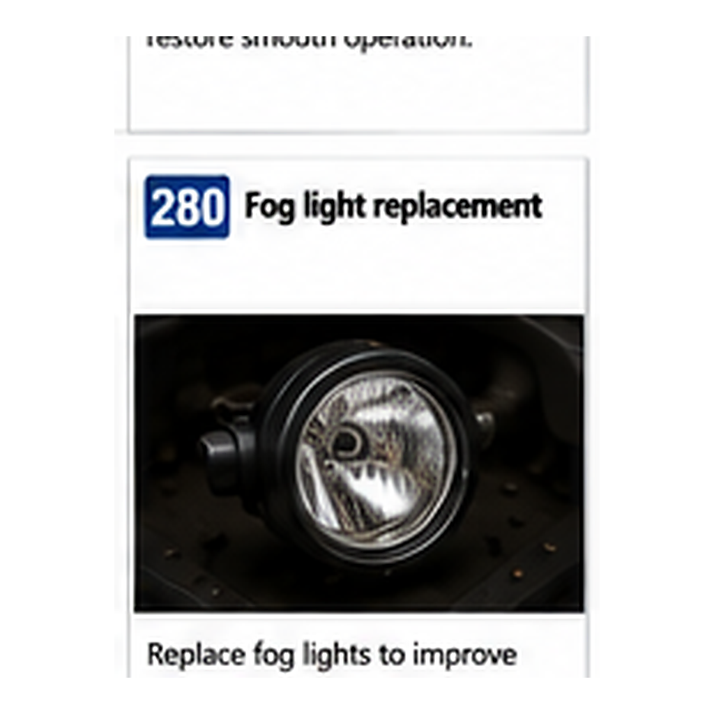 Fog Light Replacement