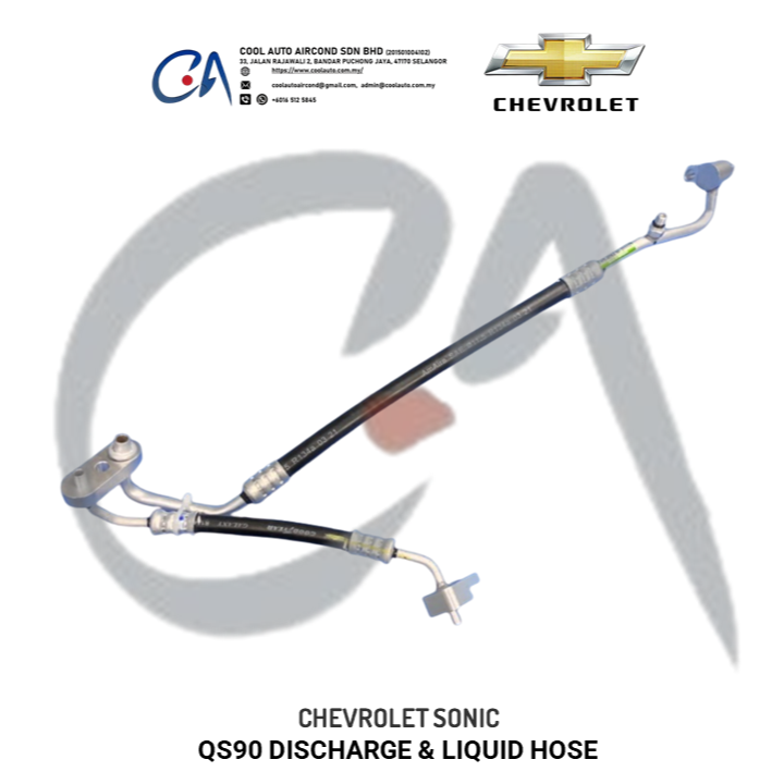 CHEVROLET SONIC QS90 DISCHARGE & LIQUID HOSE