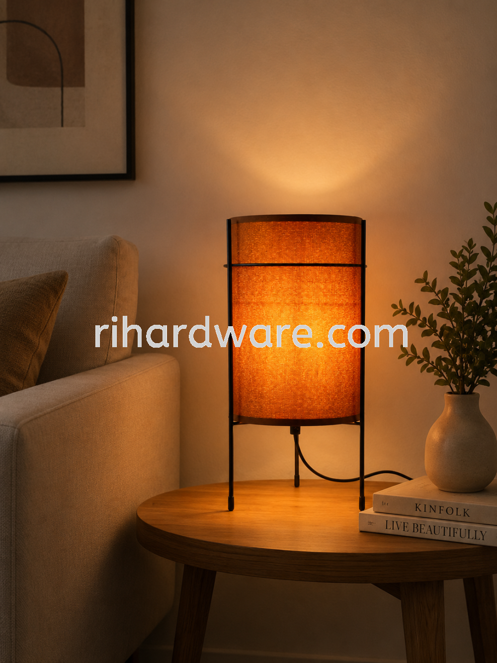 Nordic Table Lamp 2168-COFFEE (using E27 Bulb)