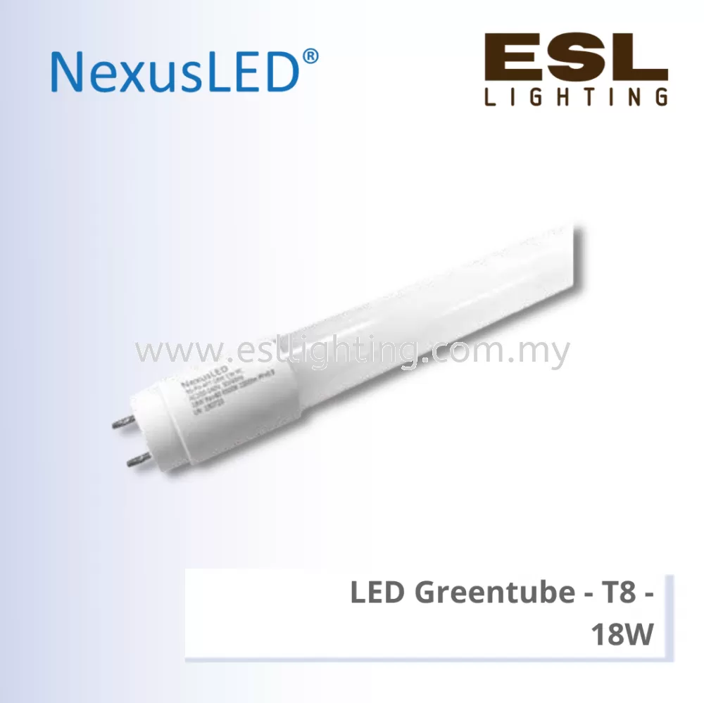 NEXUSLED LED GREENTUBE - T8 - 18W RS-PVN-4FT-18W-CW-PC / RS-PV-4FT-18W-CW-PC