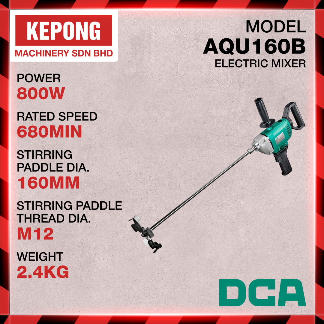 DCA AQU160B electric mixer