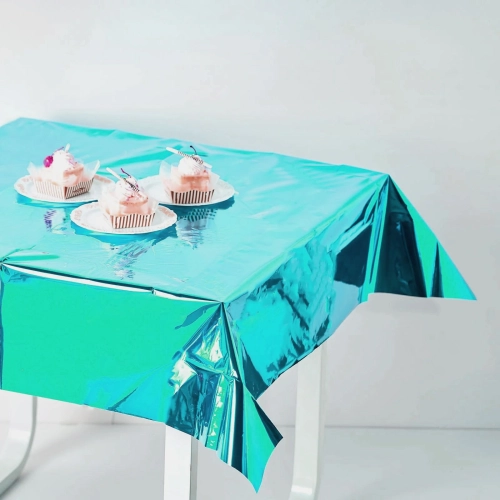 Foil Plastic Table Cover - Baby Blue (P-FTC-BB)