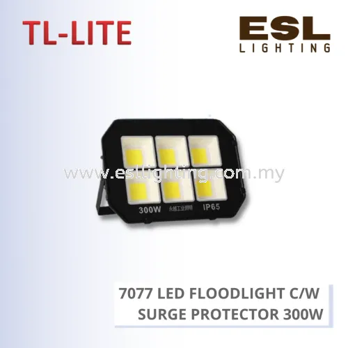 [DISCONTINUE] TL-LITE FLOODLIGHT - 7077 LED FLOODLIGHT C/W SURGE PROTECTOR - 300W