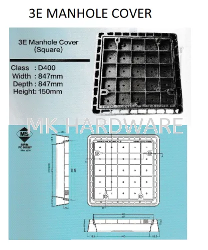 3E MANHOLE COVER