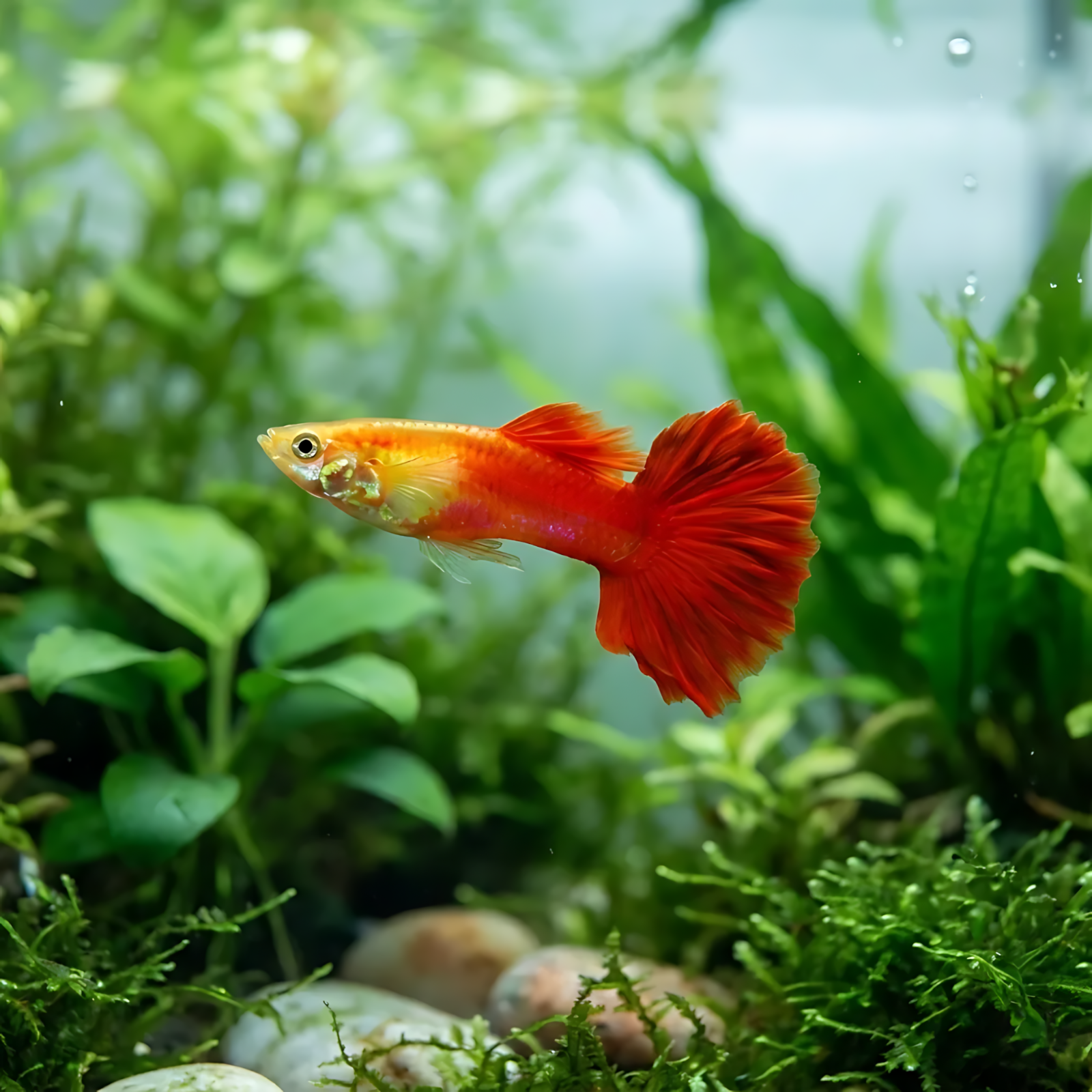 Red Flamingo Guppy