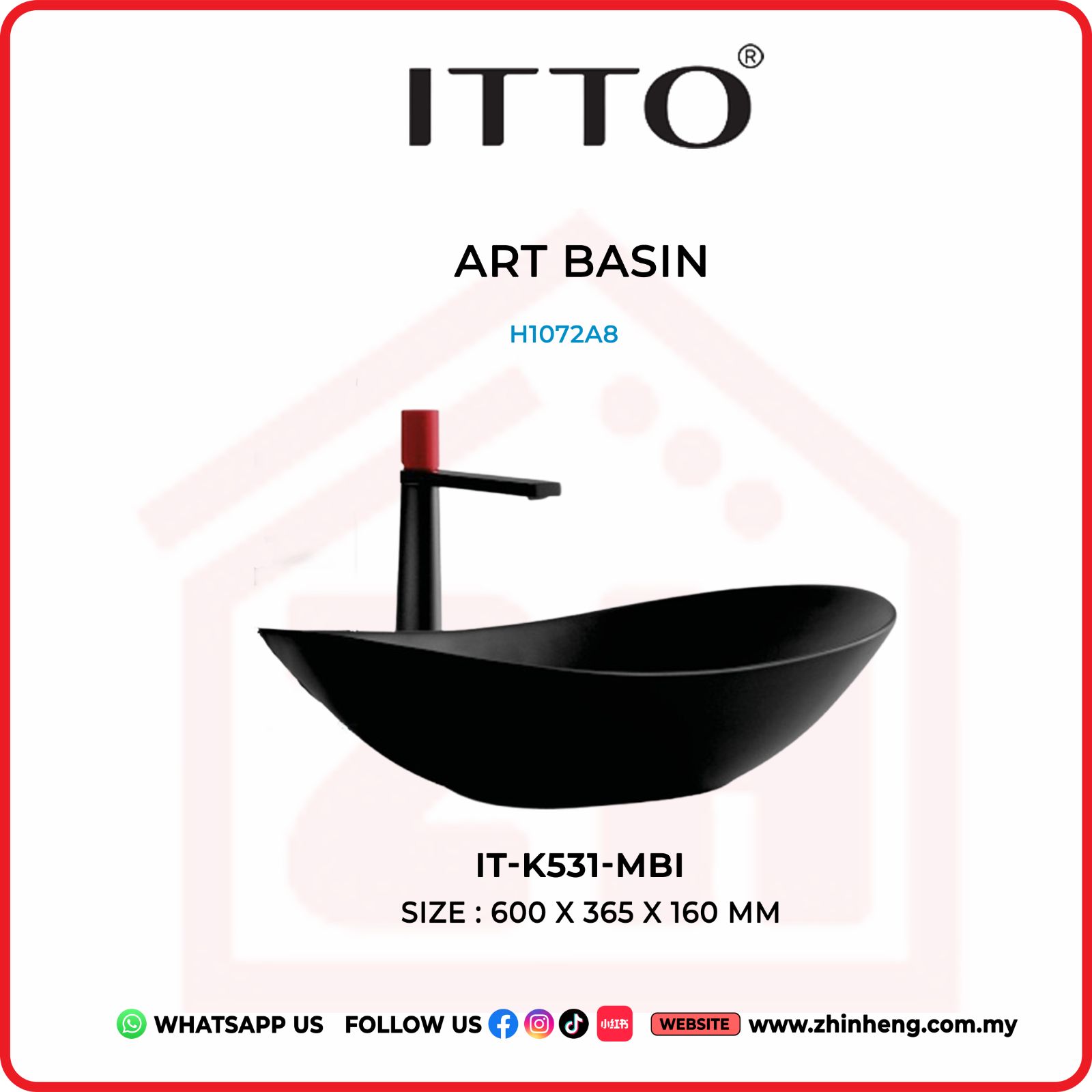 ITTO ART BASIN IT-K531-MBI