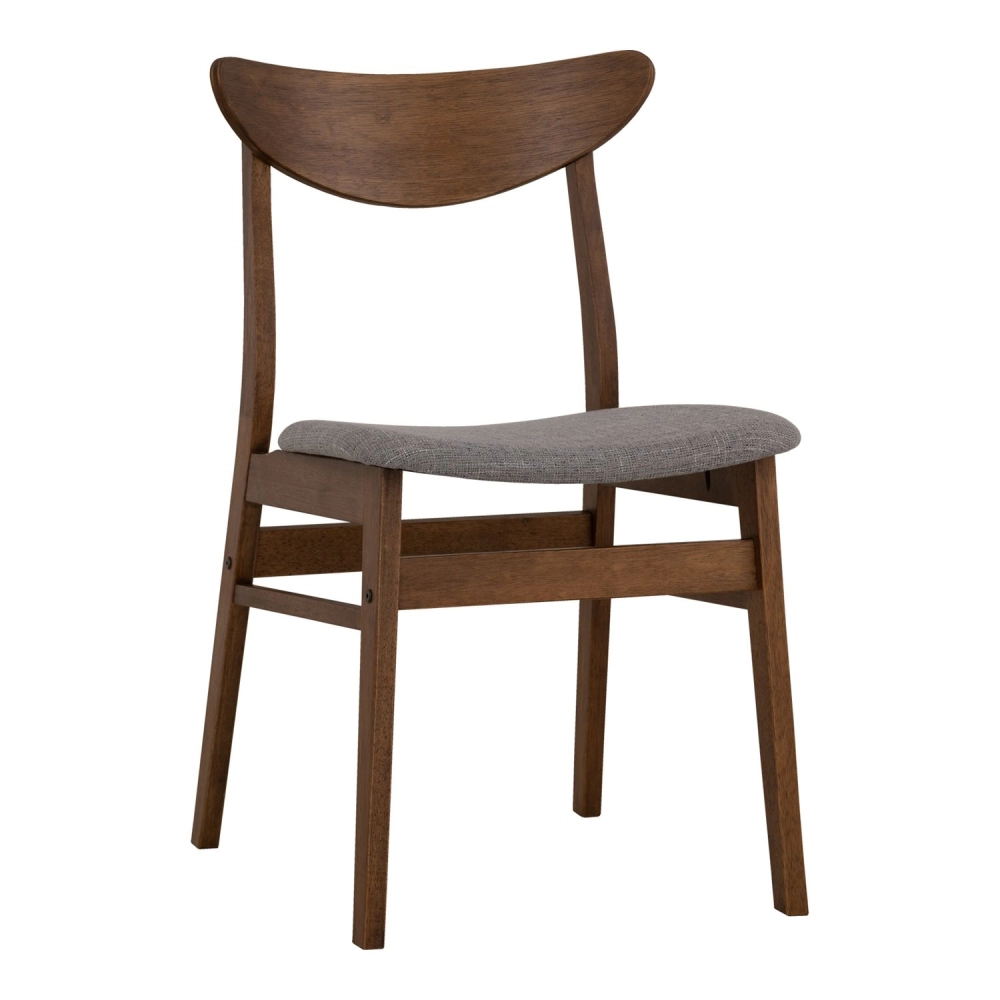 Macy Chair (Walnut, Grey)