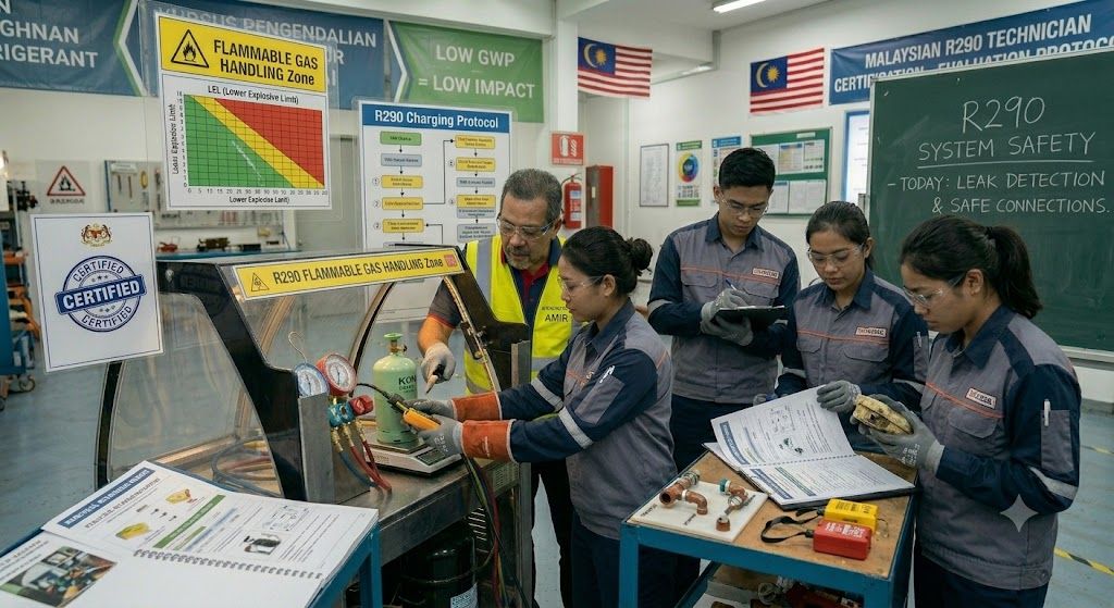 R290 HVAC system safety training