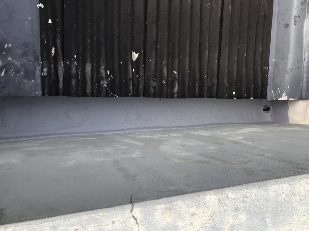 Acryclic Coating Waterproofing at Car Porch Flat Roof Selangor