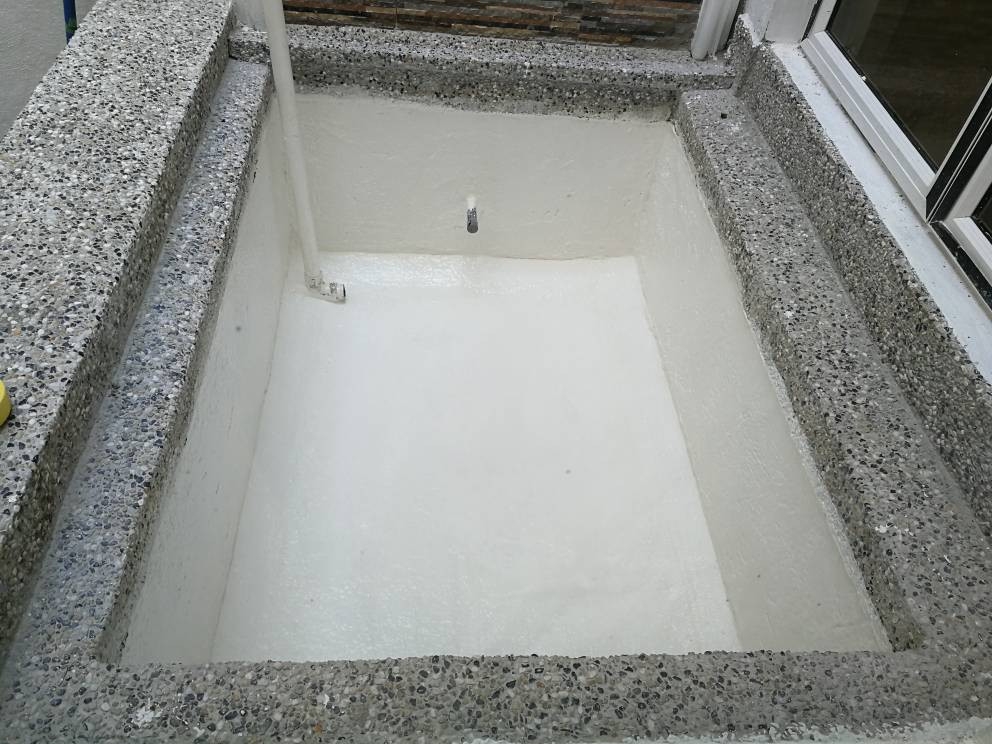 Waterproofing Acrylic Membrane at Water Feature @ Setiawangsa Residence