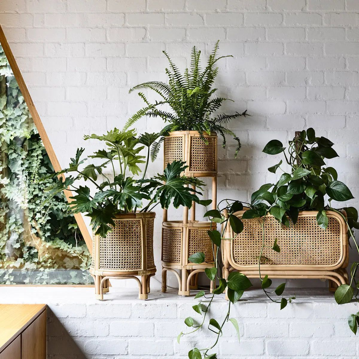 RAP 014 - RATTAN PLANTER