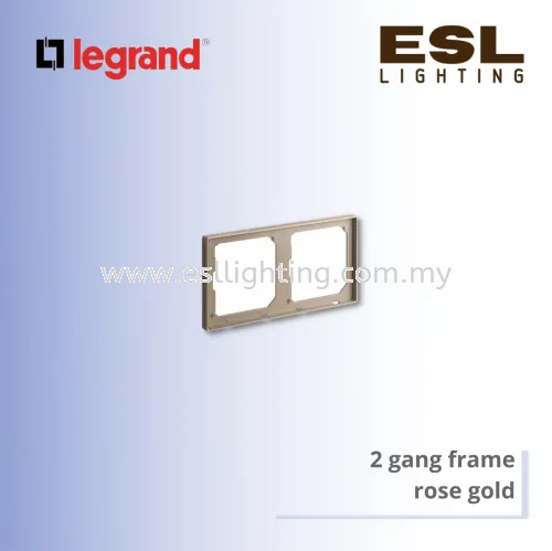 Legrand Galion™  2 gang frame  rose gold