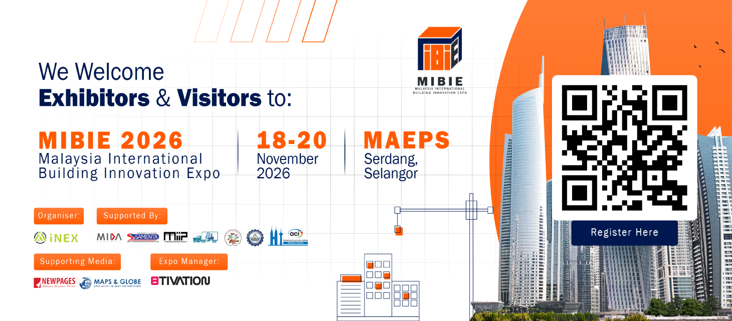Malaysia International Building Innovation Expo 2026 (MIBIE) | 18-20 November 2026