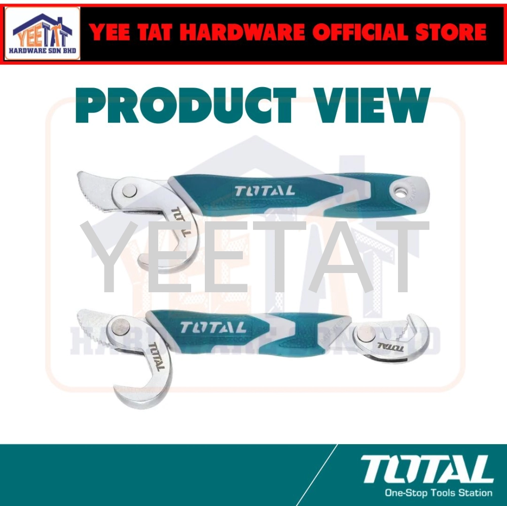 [ TOTAL ] THT10309328 2 Pcs Bent Wrench 9-32MM