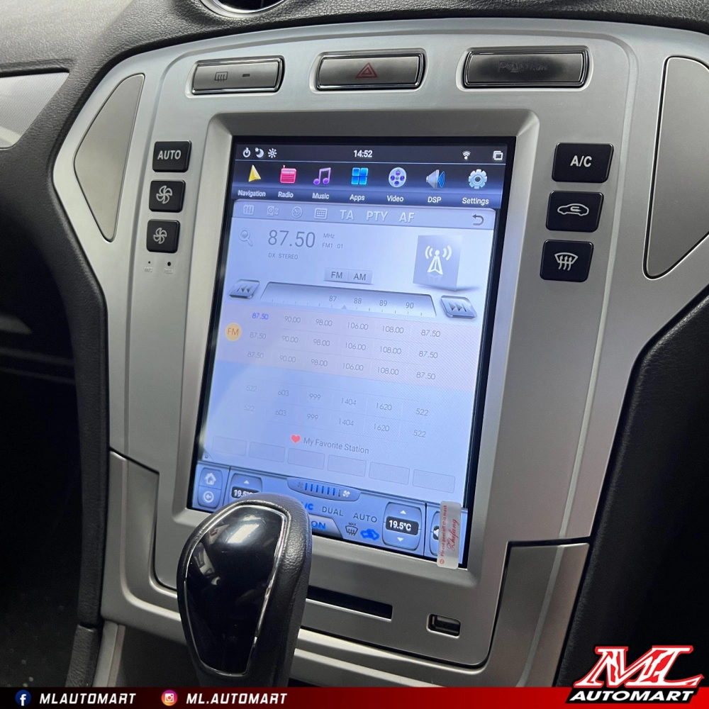 Ford Mondeo Vertical Style Android Monitor (10.4")