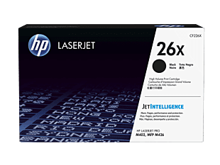 HP 26X High Yield Black Original LaserJet Toner Cartridge CF226X