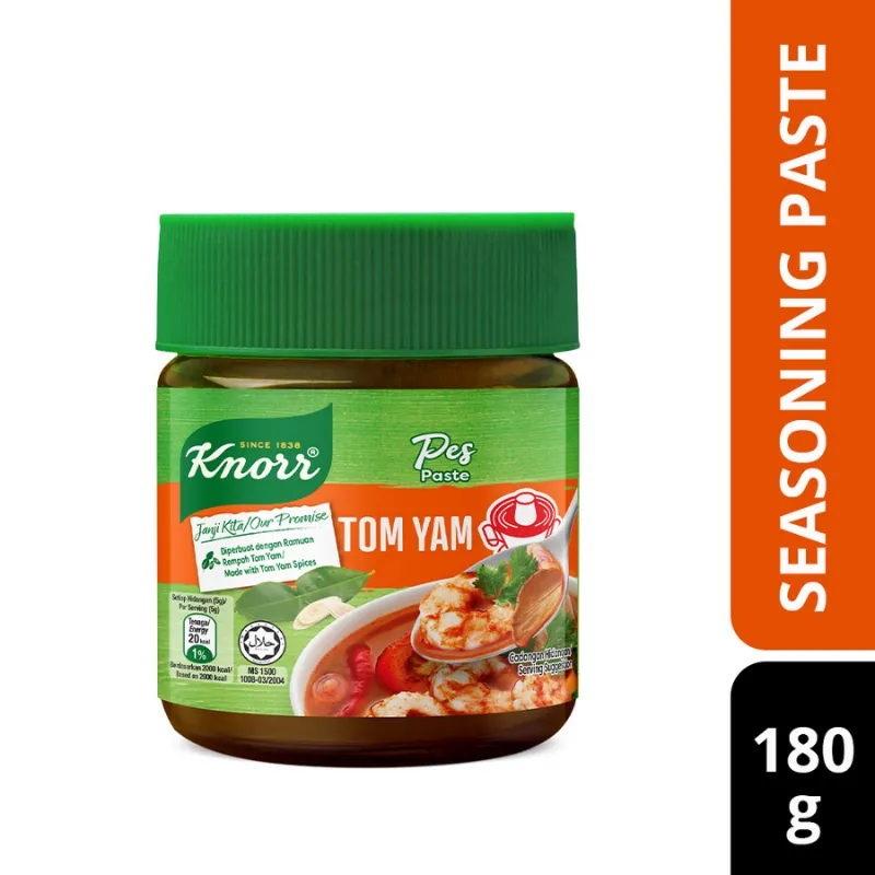 KNORR SEASONING PASTE TOMYAM (12 X 180G)