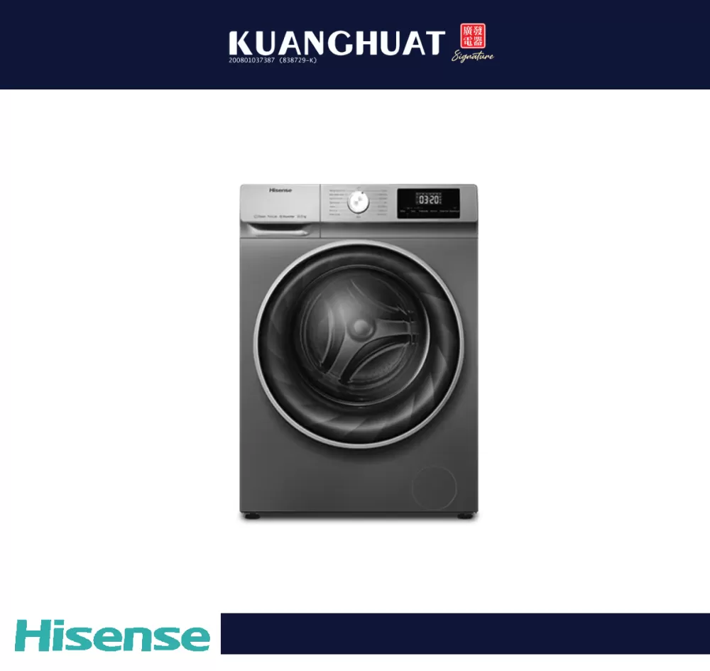 [PRE-ORDER 7 DAYS] HISENSE 10.5kg Front Load Washing Machine WFQY1114VJMT