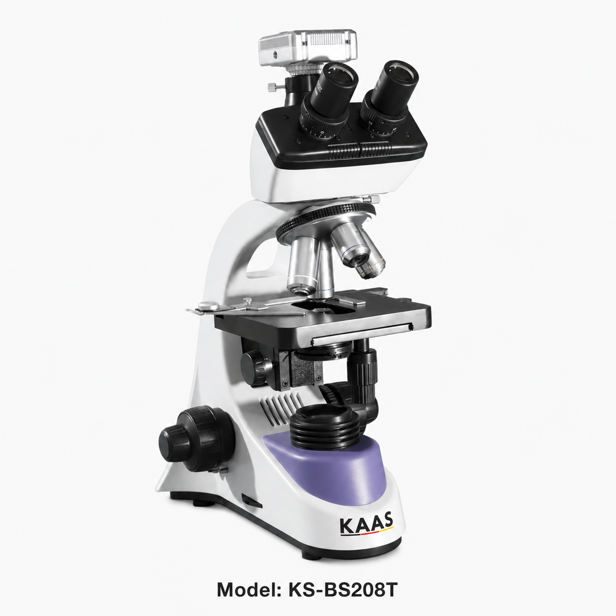 KAAS KS-B208T SERIES – TRINOCULAR BIOLOGICAL MICROSCOPE