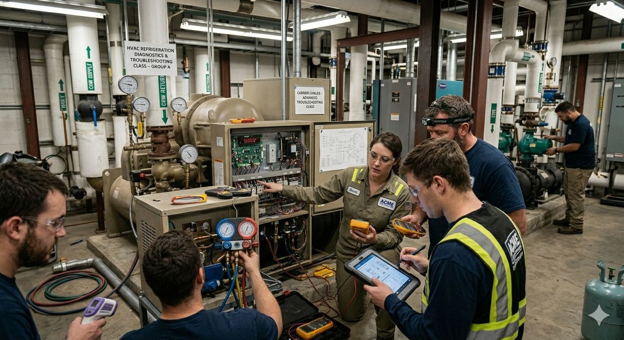 HVAC refrigeration troubleshooting training