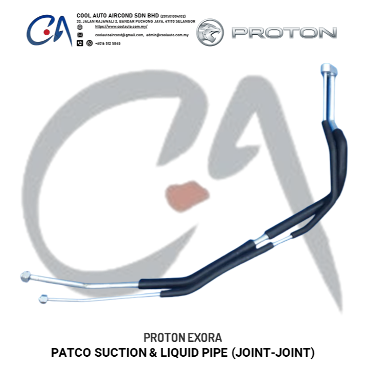 PROTON EXORA PATCO SUCTION & LIQUID PIPE (JOINT-JOINT)